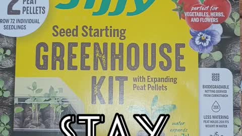 Seed Starting Greenhouse Kit