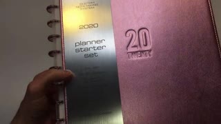 TUL Custom Note-Taking System Discbound Monthly Planner, 8-1/2" x 11", Limited Edition Millennial Pink, January To December 2020, TULLTPLNR-LEA-PK