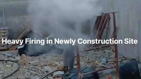Heavy Firing in Newly Construction Site.Very Sad Moments.Watch Till End.
