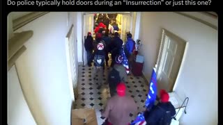 Do police typically hold doors during an “Insurrection” or just this one?