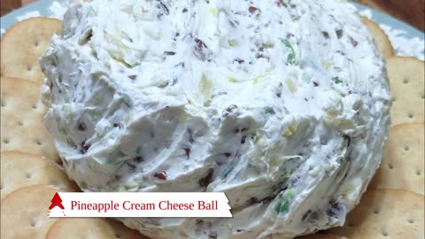 Pineapple Cream Cheese Ball - Southern Appetizer Recipes