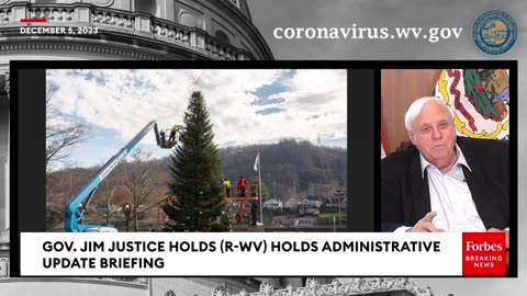 Gov. Jim Justice Holds Briefing To Provide Policy Update On West Virginia