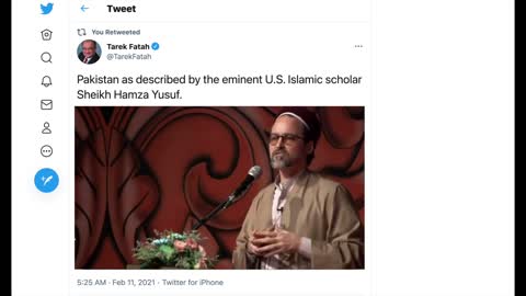 TAREK FATAH ON SHEIKH HAMZA YUSUF, A NOTED US ISLAMIC SCHOLAR, ON PAKISTANI CORRUPTION