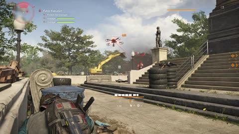 The Division 2 with commentary first control point