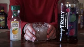 Truly Very Berry Vodka & Simply Lemonade