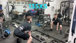 130 pound 13 year old deadlift workout 135 to 225 pounds
