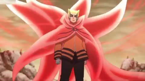 Naruto Goes Baryon Mode in Anime Full HD | First Appearance of Baryon Mode Naruto in Boruto Anime