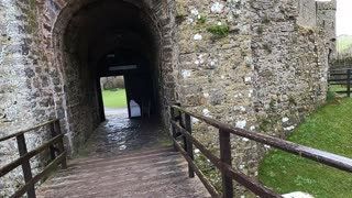 Manobier castle. Pembrokeshire. Wales