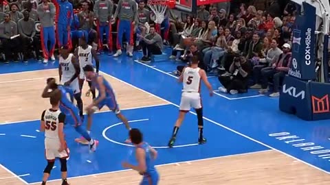 J-Dub to Chet! Thunder Alley-Oop Rocks the Rim in OKC! MIA vs OKC