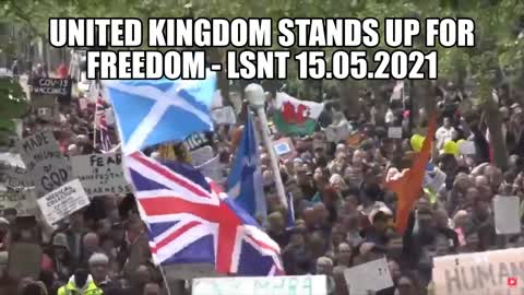 PROTEST! Britain United Kingdom Stands Up For Freedom