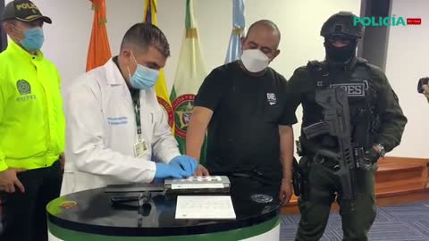 [Video] Tras su captura, alias Otoniel es trasladado a Bogotá