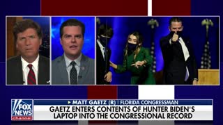 Rep. Matt Gaetz on Hunter Biden's laptop: "I don't think we ought to question this anymore."