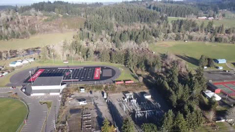 A peaceful and quiet aerial tour of Tenino WA, as viewed from the Mavic Air 2
