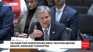 Ted Cruz Furiously Grills FBI's Wray About Hunter Biden Probe