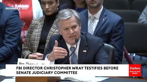 Ted Cruz Furiously Grills FBI's Wray About Hunter Biden Probe