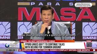 FPRRD urges gov’t to continue talks with Beijing for ‘common ground’