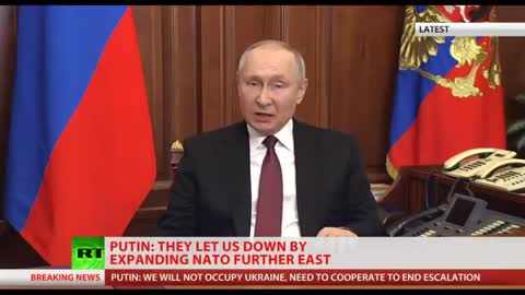 PUTIN SPEECH FEB 23RD 2022 UKRAINE RUSSIA ACTIONS AND TENSIONS