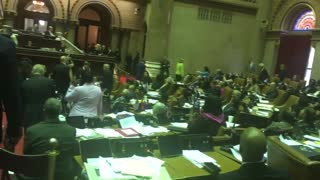 New York State Legislature peppered with abuse