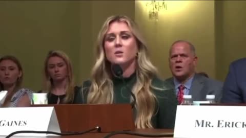 Riley Gaines Gives ALARMING Testimony After Experiencing Trans Athletes