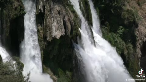 Beautiful view of waterfall