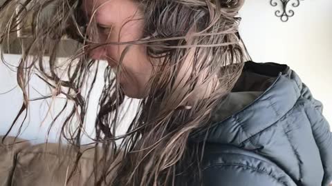 Freezing Weather Makes Wet Hair Freeze In Less Than One Minute