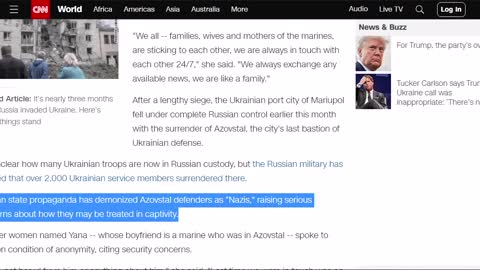 CNN Still Denying That AZOV Fighters Are Nazis Despite Zelensky's Admission & Other Evidence