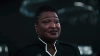 Stacey Abrams appears as “President of the United Earth” on Star Trek: Discovery