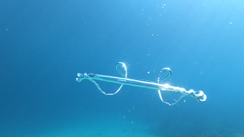 Majestic Bubble Rings Filmed Underwater In Slow Motion