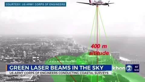 Army Corp of Engineers use Green Lasers Conduct Coastal Surveys