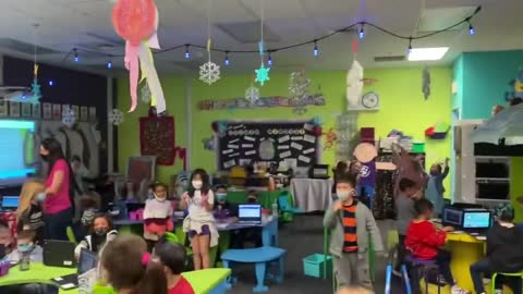 Children Erupt Into Cheers After Learning That They Will No Longer Have to Wear Masks in School