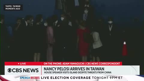 Nancy Pelosi arriva a Taiwan tra gli avvertimenti della Cina.gli USA e i loro alleati Nato con il Vaticano gli ebrei e la massoneria "pagheranno il prezzo con la loro morte" per la visita di Pelosi a Taiwan e per aver sfidato la loro sovranità