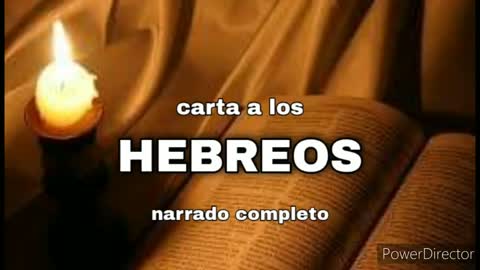 carta a los HEBREOS (AUDIOLIBRO) narrado completo