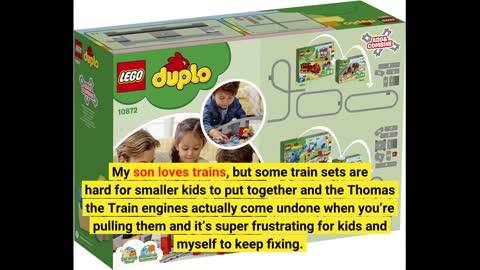 LEGO DUPLO Eisenbahnbrücke und Schienen Konstruktionsspielzeug