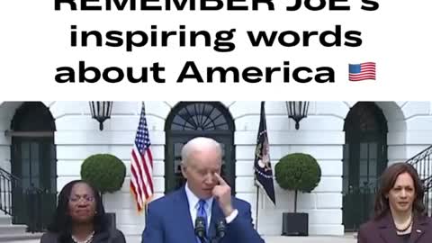 Biden Describes America with One Word