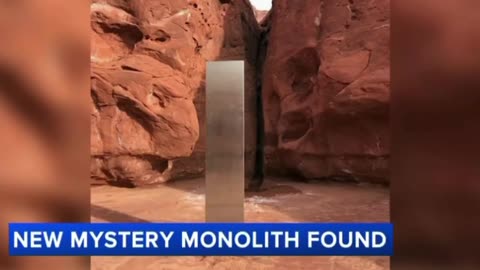 New monolith appears in Las Vegas Desert