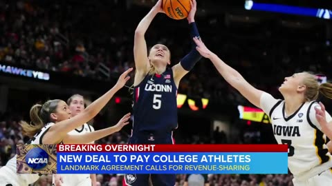 New NCAA deal to pay college athletes_ Landmark agreement calls for revenue-sharing ABC News