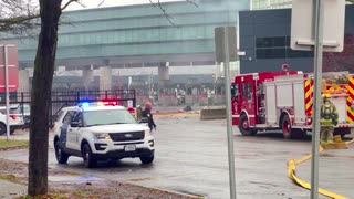 Vehicle explodes at U.S.-Canada border crossing