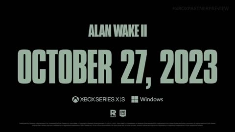 Alan Wake II [PC, PS5, XSX] – October 27 2023