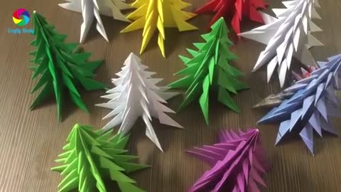 3D paper Christmas tree