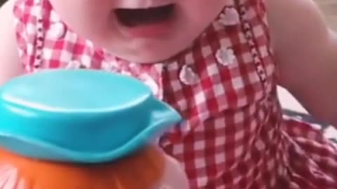 Cute baby crying |Cute baby girl is playing