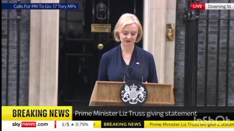 Liz Truss to resign as PM, & a new one will be appointed within the week