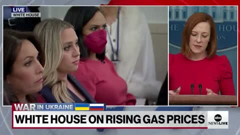 Reporter to Psaki: "As long as we're buying Russian oil ... aren't we financing the war?"