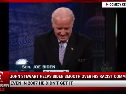 Watch: John Stewart Helps Biden Smooth Over His Racist Comments