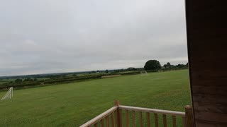 Views from a glamping pod. Hayton. Cumbria