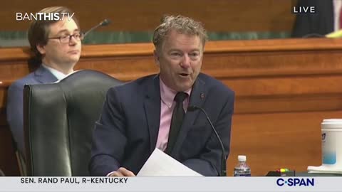 Rand Paul Exposes Dr Fauci's Warcrimes In Senate Hearing