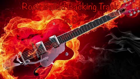 Rock Ballad Backing Track In D