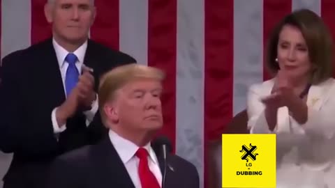 Trump comedy speech ruble dubbing