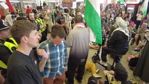 The Palestinian Sit In Protest in Cardiff on Audit Everything