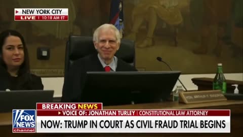 Watch Democrat Judge Arthur Engoron laugh, smile and smirk as Donald Trump appears in court.
