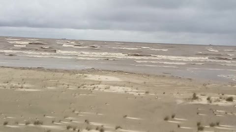 Sea on the Gulf of Ob (Yamal Peninsula, Sabetta Port)